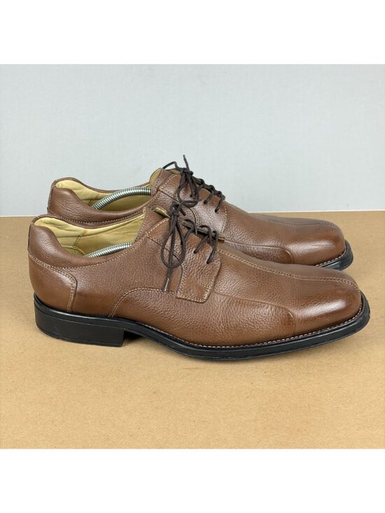 Belvedere Studio Bay Bridge Leather Oxford Dress Shoes Mens 14 Brown Lace Up main image 9